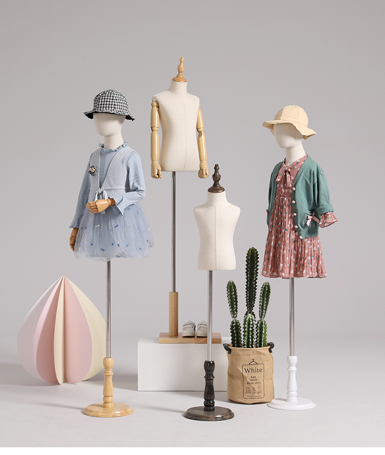 魔友moyou儿童模特道具半身人台童装店展示架橱窗全身小孩服装店童装