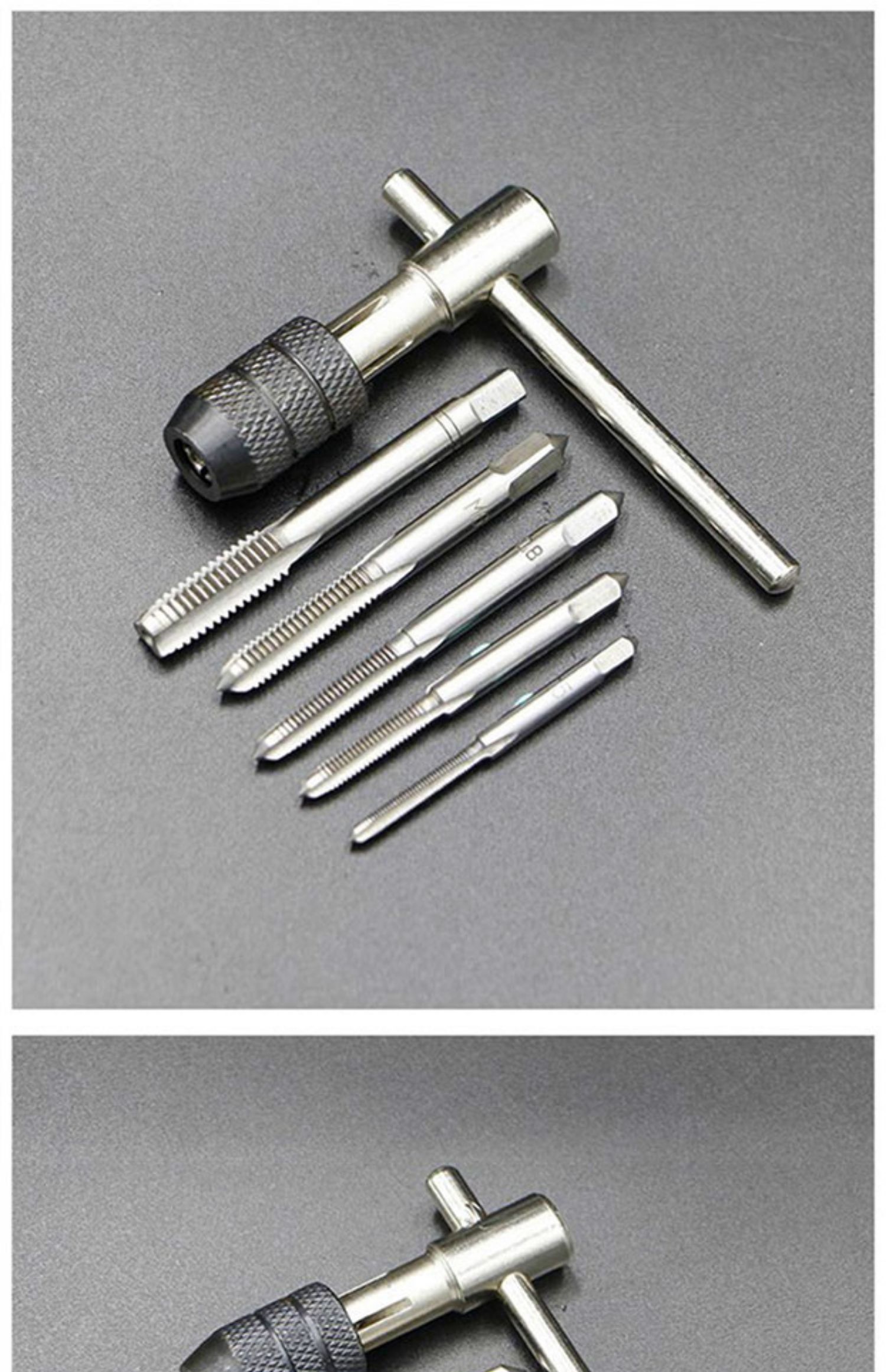 jing ping开丝攻丝钻头丝锥板牙套装m3-m12丝牙工具螺丝攻丝器开牙器