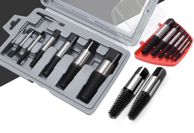 水龙头水管三角阀断丝取出器理线家断头取螺丝滑丝反丝取出器工具