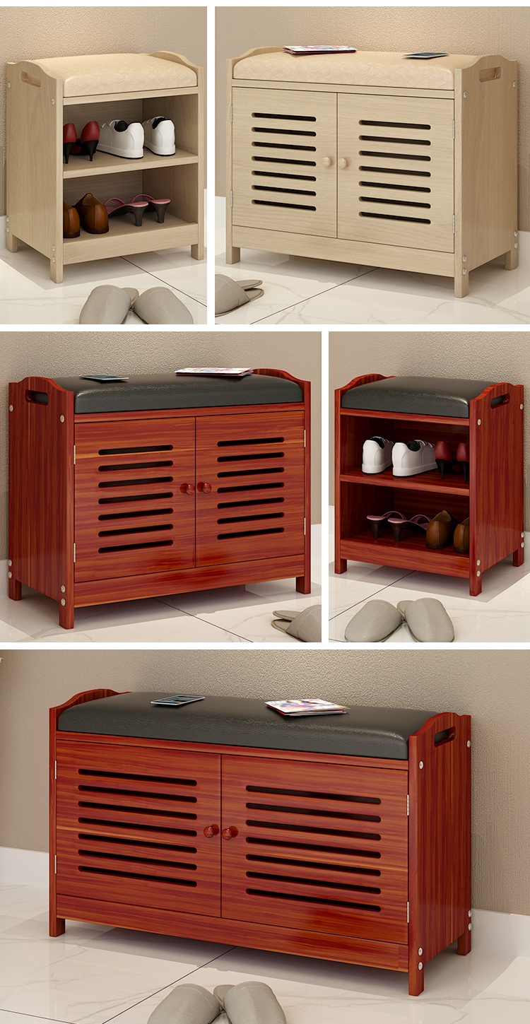 换鞋凳可坐式鞋柜家用收纳储物穿鞋凳子长条进口多功能简约鞋架定制