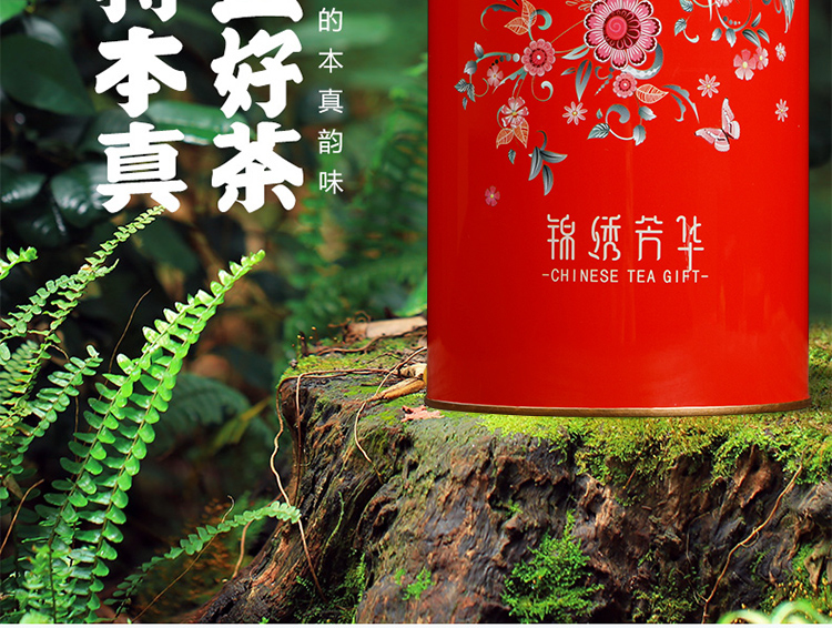 非特级红茶武夷山茶叶蜜香型小种功夫红茶罐装礼盒装500g 锦绣芳华