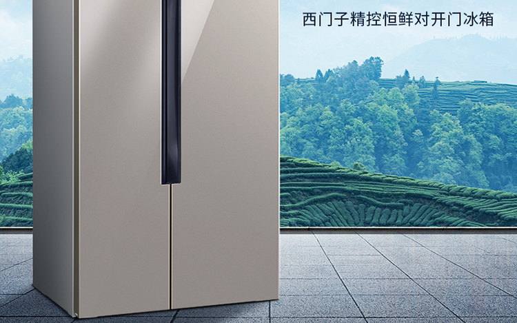西门子冰箱bcd630wka98nv133c钛金630升对开门冰箱智能动态恒温精准