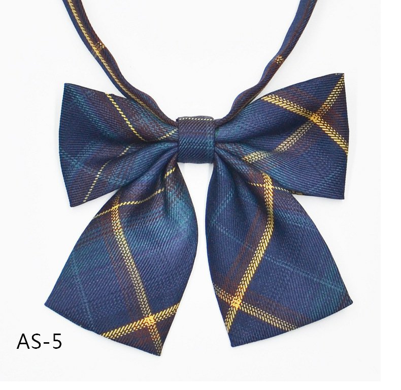 new lake新款 jk领花格子制服棉领花日系领花学生水手服领结学院风