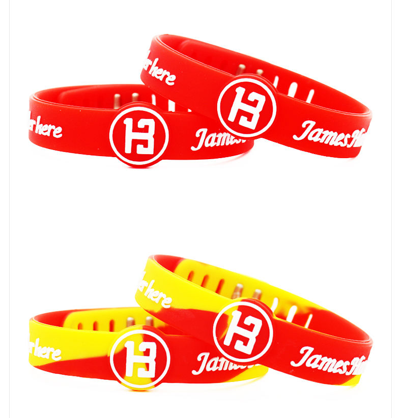 哈登13号可调节篮球手环球星男女硅胶运动手链腕带学生e0