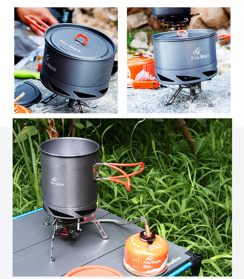 野营套锅户外锅便携野外炊具锅具套装盛宴2-3/4-5人野炊用品 国泰家和