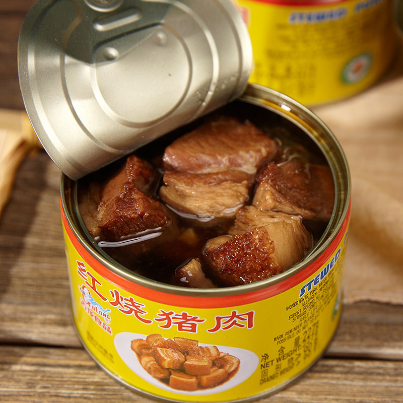 红烧猪肉罐头食用方法图片