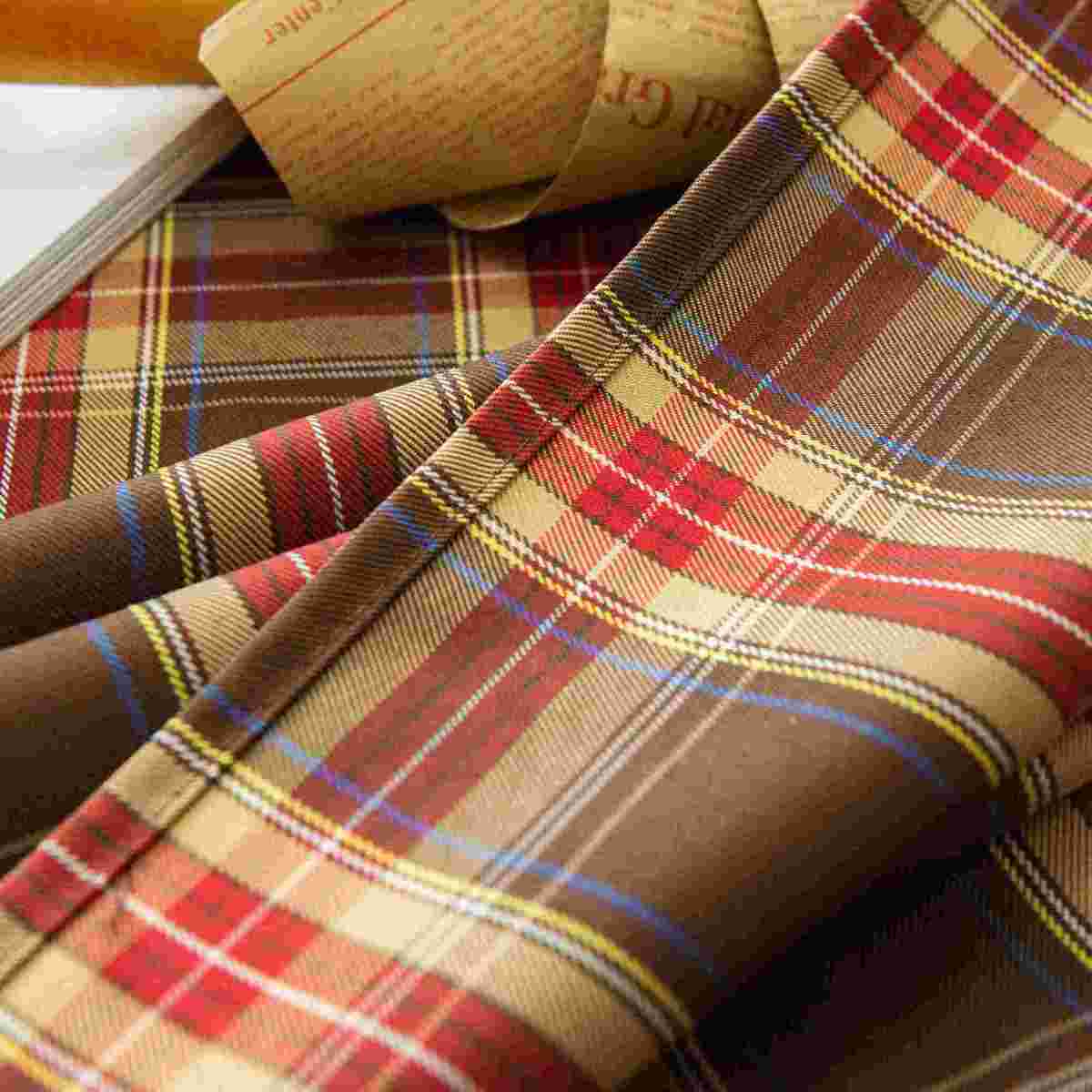 《韩国风ins复古苏格兰格子长桌防水桌布户外野餐布聚会咖啡店装饰