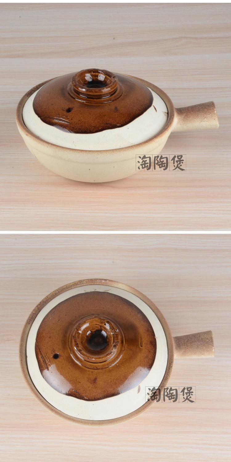 传统双耳煲仔饭绑铁丝砂锅商用酒店饭店土砂锅小砂锅炖锅沙锅瓦煲