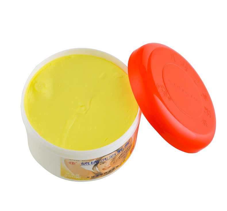 苏宁专营硫磺洗浴乳膏硫磺膏外用螨虫疥疮硫磺皂洗头膏止痒控油去屑洗