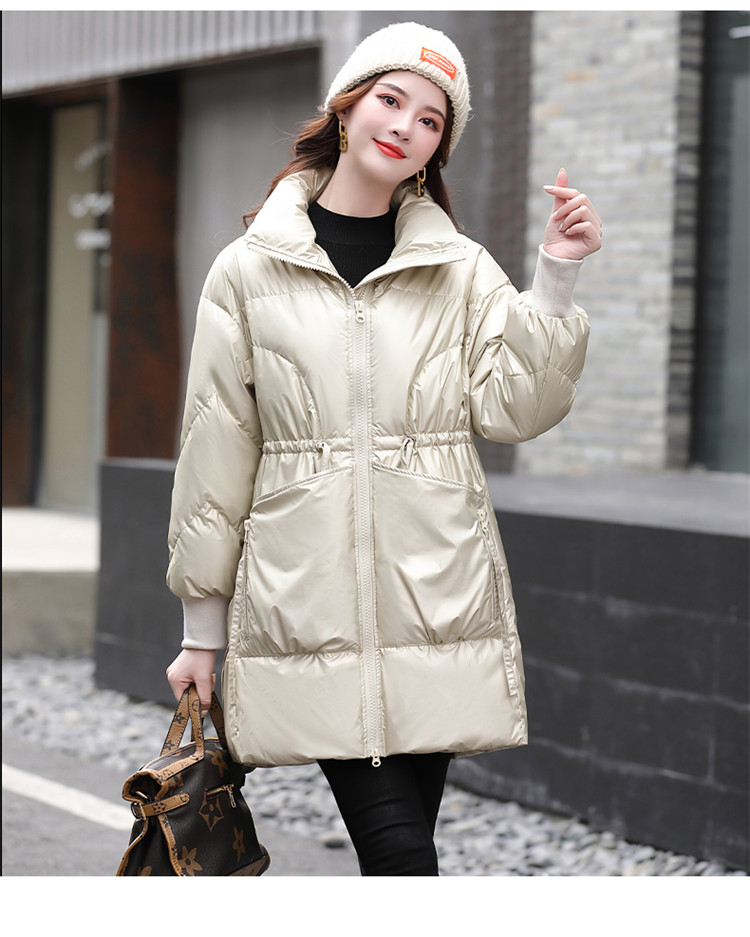 雅鹿女士羽绒服 送运费险 正品雅鹿羽绒服女亮面外套2020秋冬女装时尚