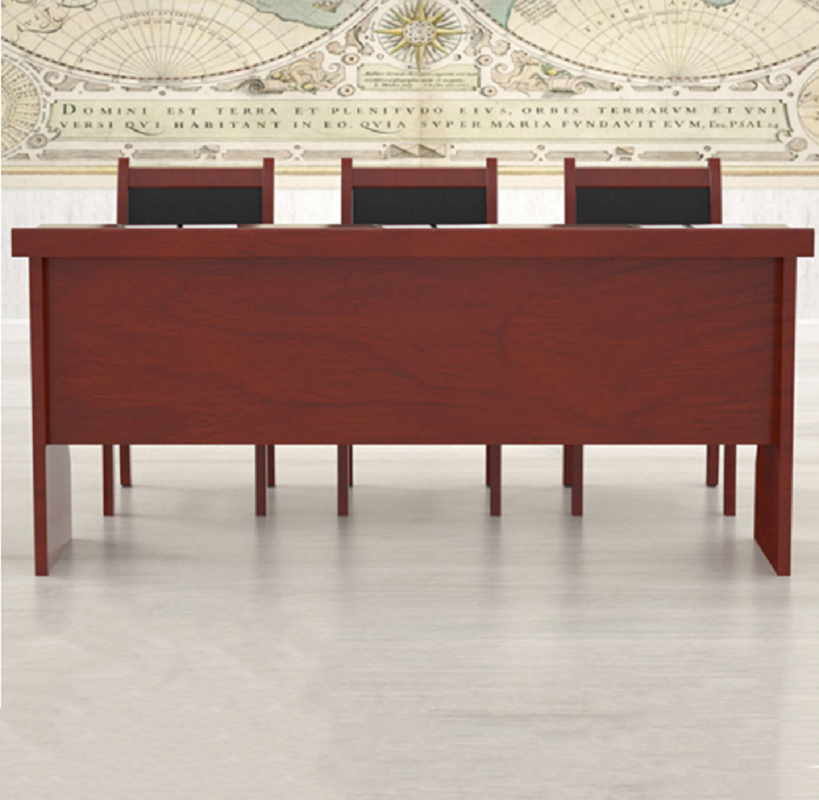 安嘉尔三人会议桌企业员工培训长条桌学生课桌简约现代长桌讲桌教师讲