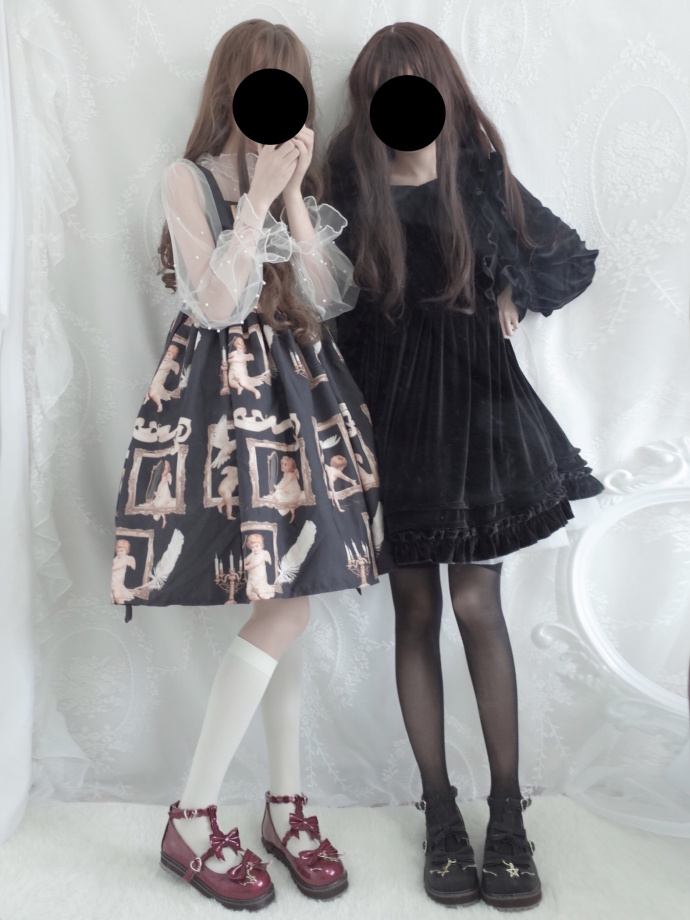 热卖许愿星正版原创lolita女鞋蝴蝶结松糕鞋可爱学生洛丽塔