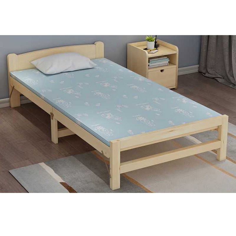 卡里鳄床可折叠床木折叠床休息床简易木骨架折叠床午休床含床垫kleks