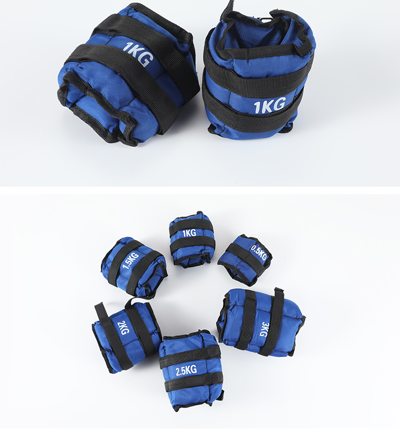 绑腿绑手沙袋2公斤346千克负重训练隐形跑步塑腿大人小孩通用