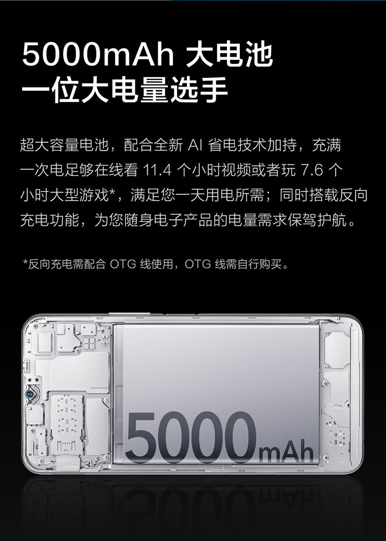 【vivo手机y30标准版】 vivo y30标准版6gb 128gb 云水蓝4g全网通5000