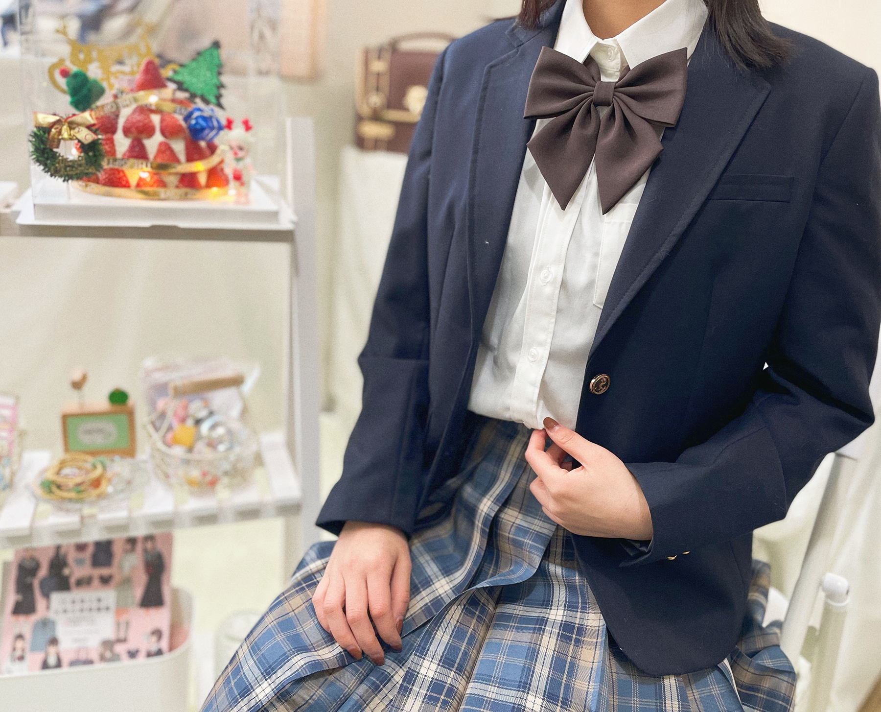 new lakeshindek jk制服s羽根纯色斜角学生领结西服水手服毛衣配饰