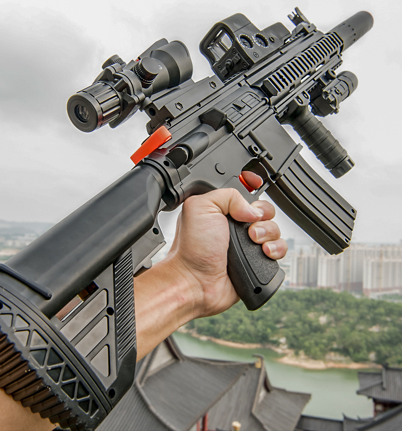 乐辉m416手自一体m4绝地吃鸡求生玩具水弹儿童玩具装备男孩狙击 手自