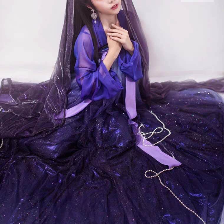 汉服女龙母齐胸襦裙古装汉元素夜弦歌对襟中国风日常淡雅刺绣学生