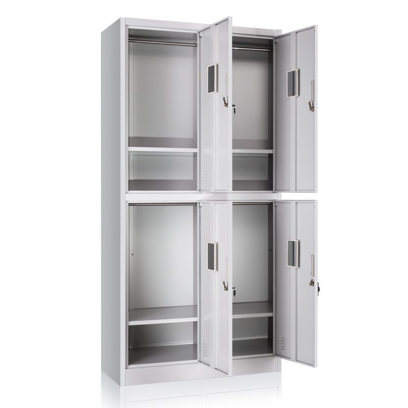 递乐dile四门更衣柜铁皮柜储物柜员工柜寄存包柜鞋柜