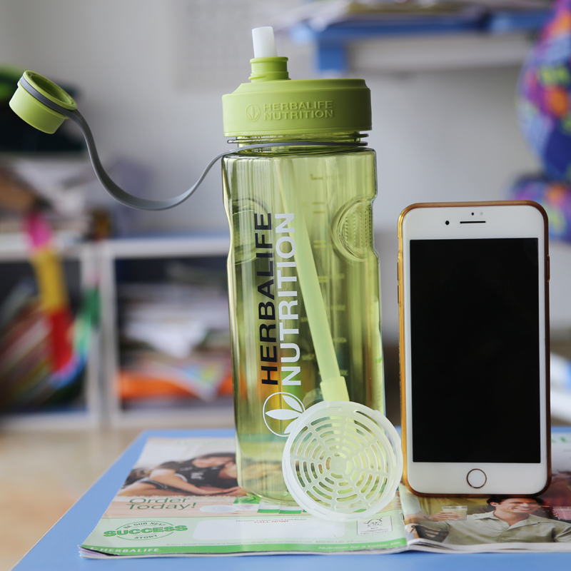 超级新品 实拍 康宝莱水壶太空杯喝水杯子1000ml 吸管杯升级版