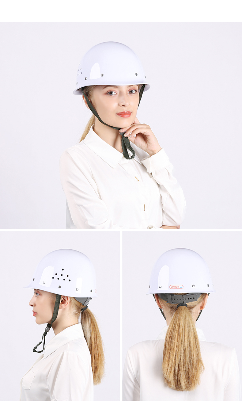 消防头盔白色地震救援头盔抢险救援头盔消防员帽