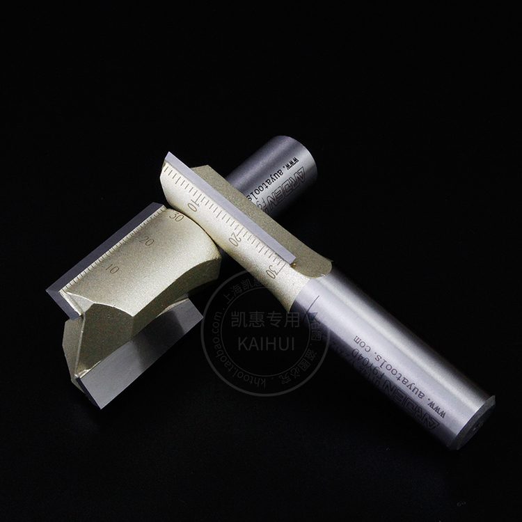 hlhj铣刀类yd-0114b 雅登公制柄12mm直刀具公制双刃加长直刀电木镂铣