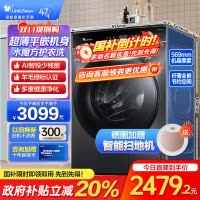 小天鹅(LittleSwan)小乌梅滚筒洗衣机10KG水魔方防缠绕智能投放大筒径 [洗脱一体]TG100SC81