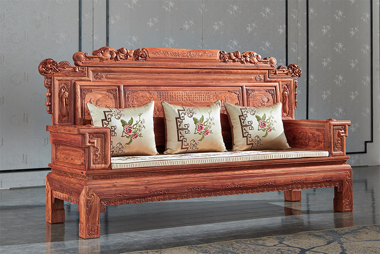 厂家直销红木家具刺猬紫檀沙发客厅组合中式仿古非洲花梨古典兰亭序