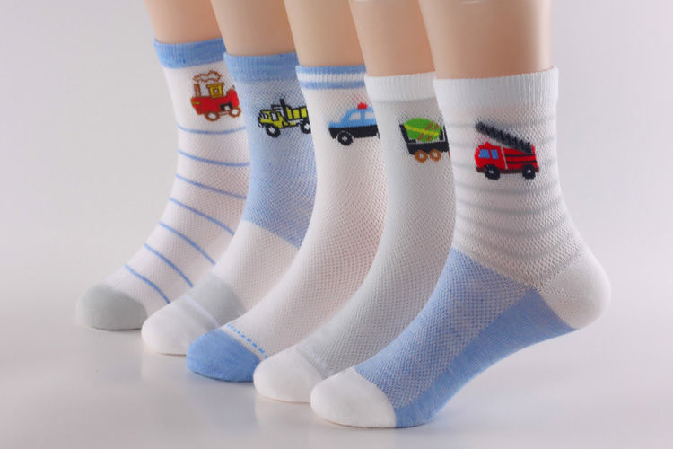 儿童袜子薄款透气春秋夏季男童中大童青少年春夏网眼小孩男孩【价格