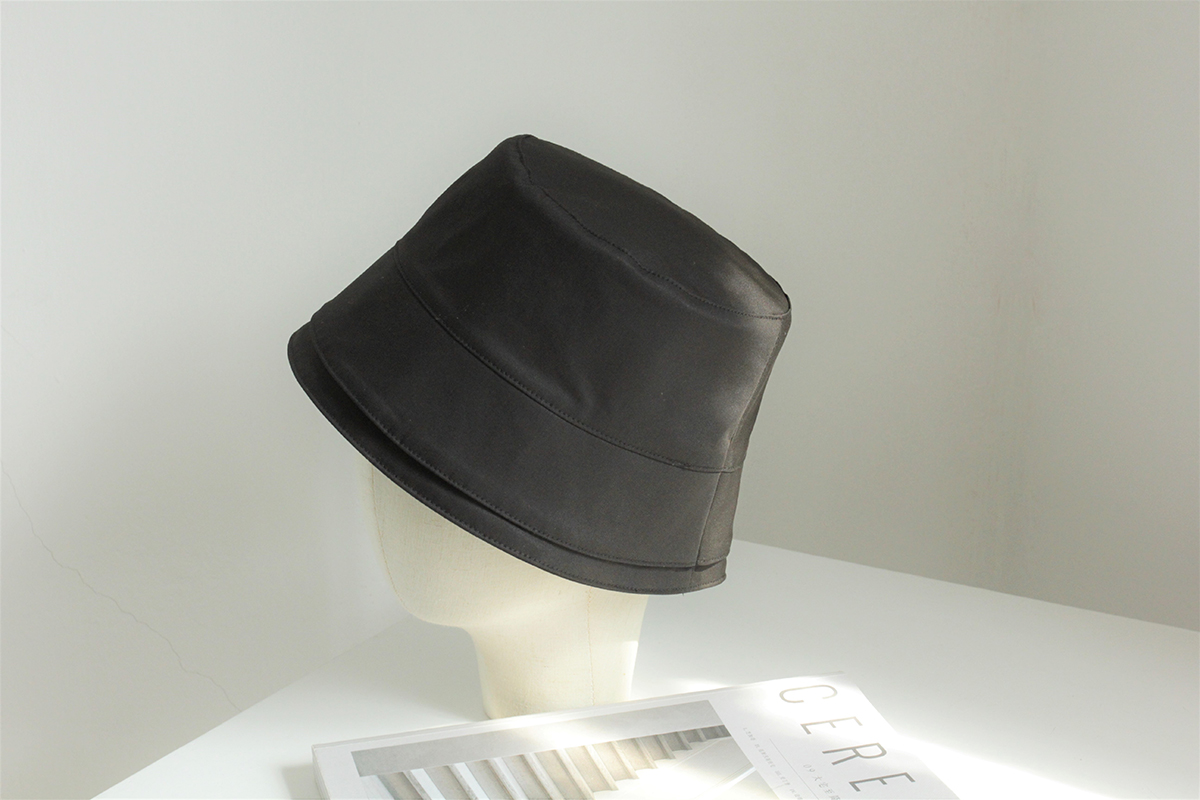 suntek研帽社夏秋水桶帽防晒日系渔夫帽女遮脸自闭平顶大头围小号帽子