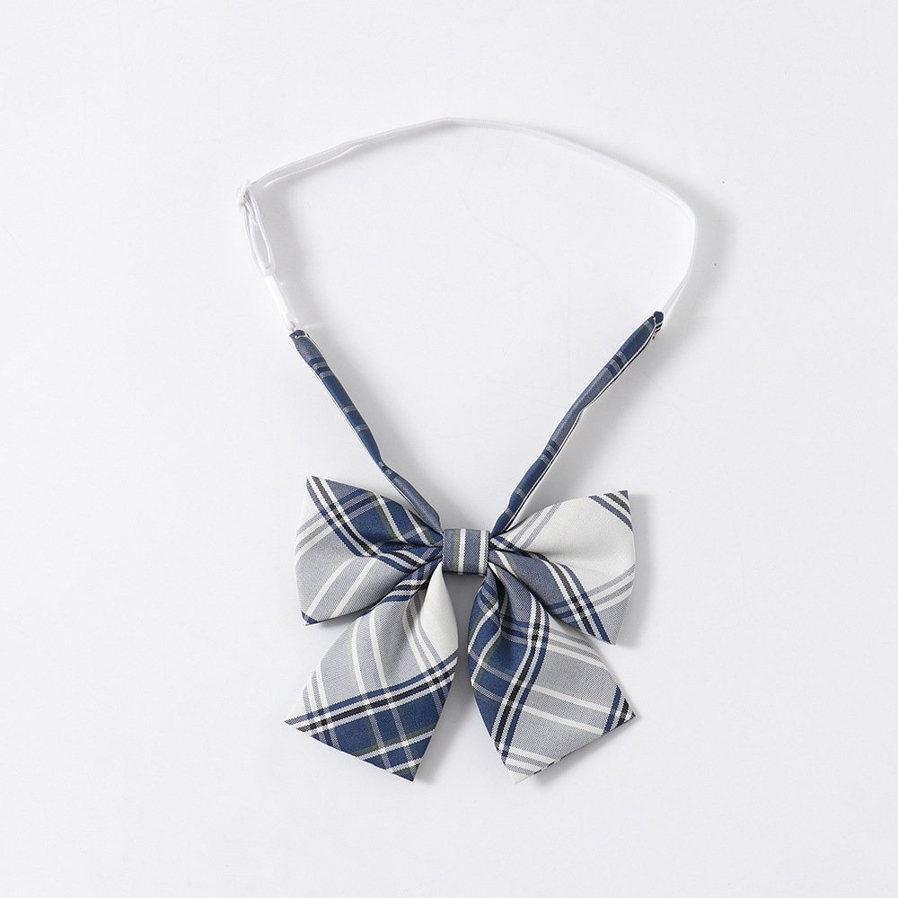 newlakejk制服灰绿格配饰温柔一刀小酸奶白皇后云深日系领带领结领花