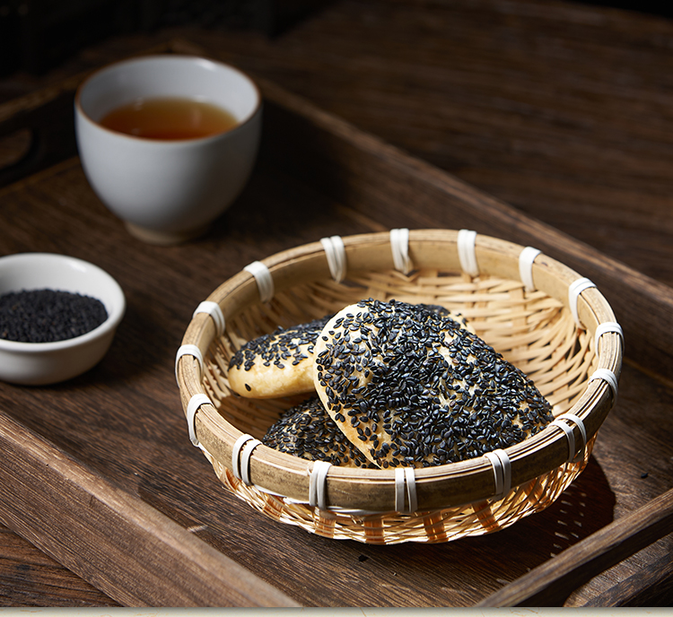 【古方八珍糕点/点心】 非遗九蒸九晒千层黑芝麻糕手工营养早餐小点心