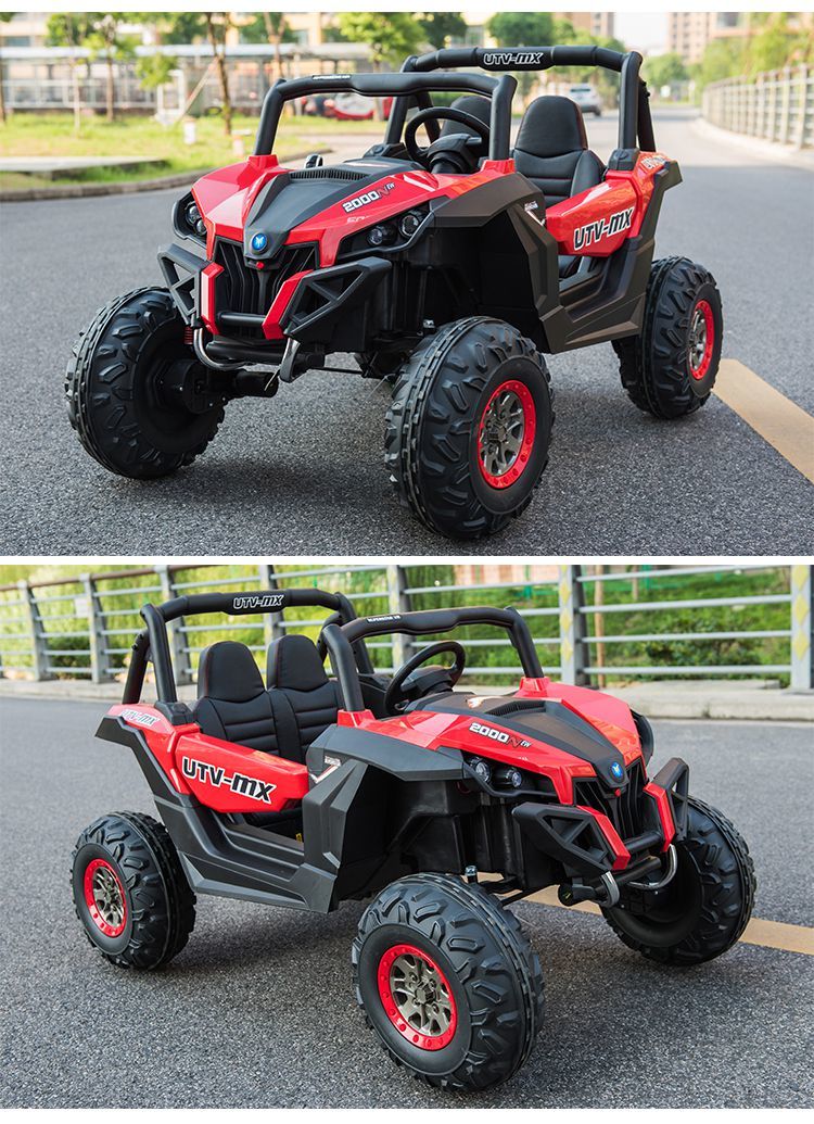 儿童电动车越野车四轮遥控四驱汽车超大小孩玩具车童车可坐大人迪潇