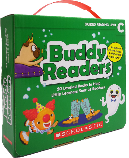 英文原版 学乐 scholastic buddy readers level c 21册盒装 赠电子版