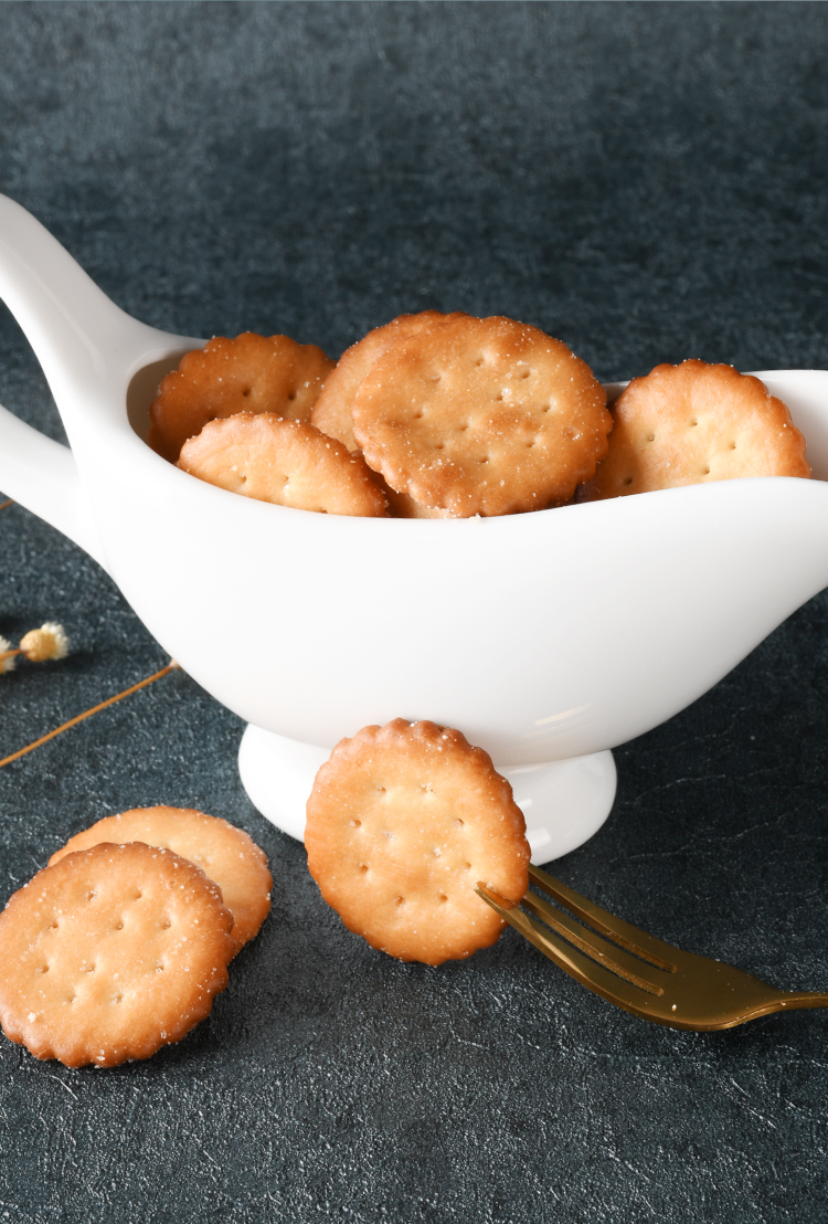 凡秀色日式海盐饼干100g4袋8袋休闲好吃点心