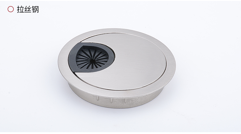 电脑台式桌线孔盖子桌面线孔穿线盒办公桌穿线孔盖板过线孔装饰盖定制