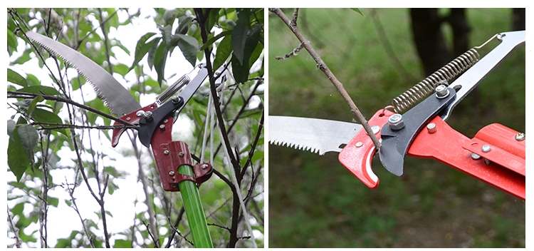 樹木修剪工具園林大樹高枝剪理線家伸縮高空鋸電力絕緣長把修剪樹枝