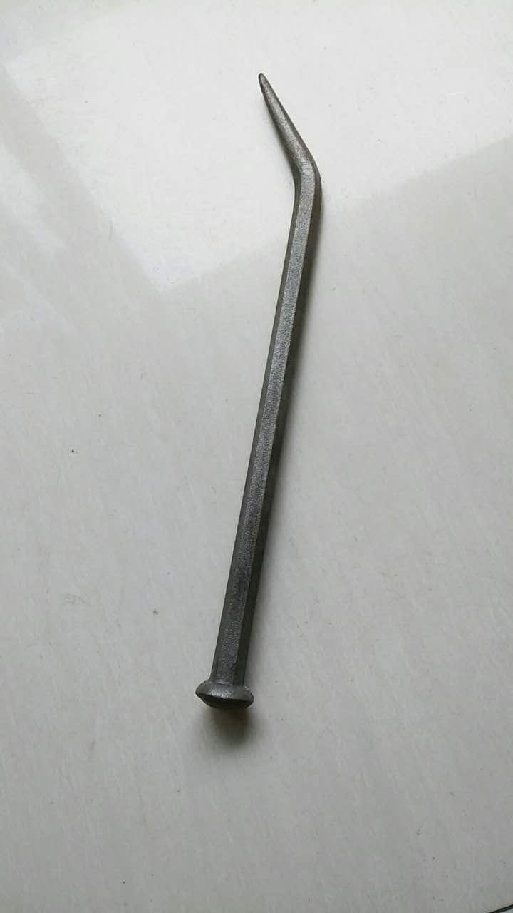 六棱刚撬棍尖头撬棍一头弯撬棍铝模撬棍石工凿厂家直l