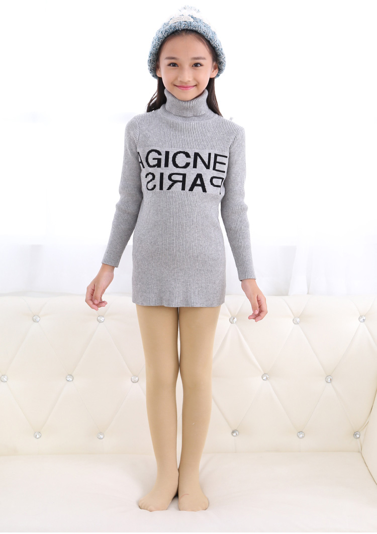 儿童连裤袜薄款夏季宝宝女童打底裤连体丝袜白色舞蹈袜子练功专用