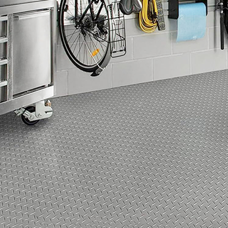 杜晶 DJ-DD208 牛筋PVC防滑地垫人字纹地板革 塑料橡胶地垫 灰色