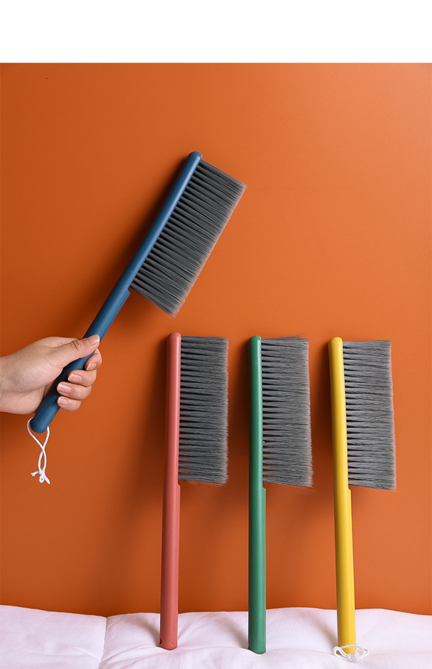 三维工匠清洁工具 三维工匠扫床刷子神器网红 可爱小扫把床上软毛除尘