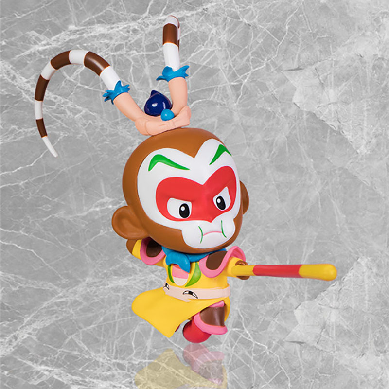 q版孙悟空手办2代6款西游记齐天大圣大闹天宫盒蛋手办礼物摆件玩具