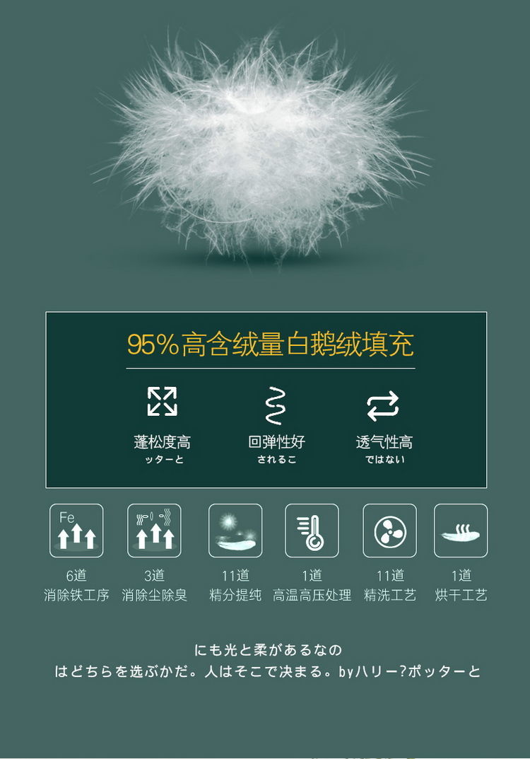 出口日本五星级酒店羽绒被95白鹅绒加厚冬被双人春秋被子保暖被芯