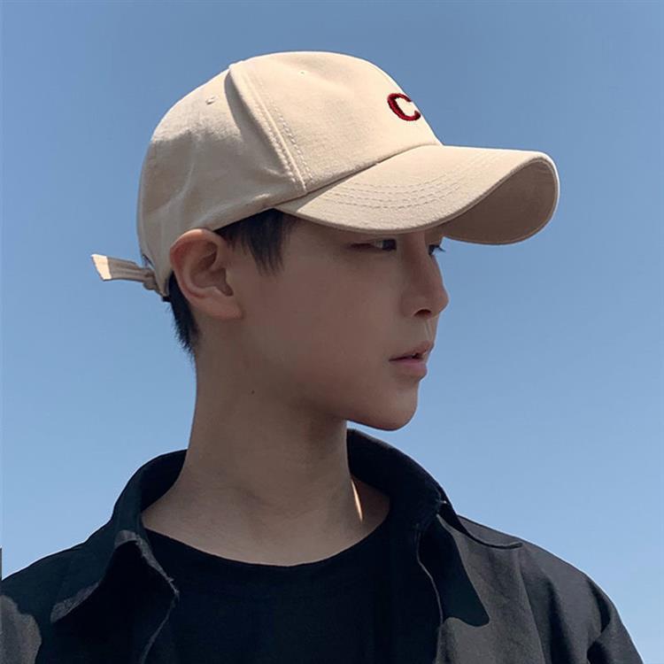 帽子男潮黑色鸭舌帽韩版百搭男士春夏棒球帽女ins休闲太阳帽