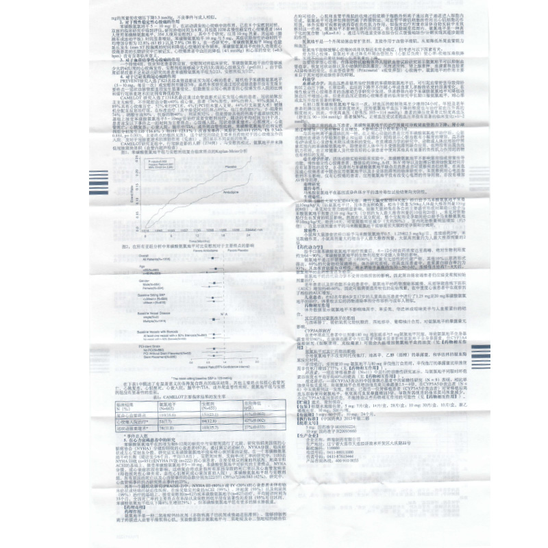 络活喜苯磺酸氨氯地平片5mg28片