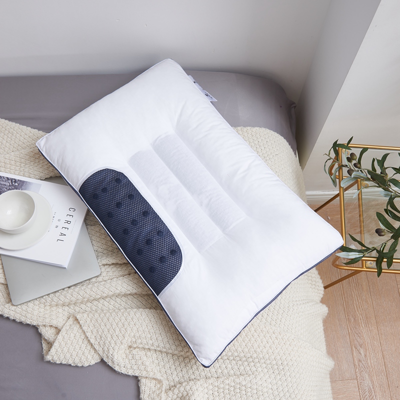 晒客家纺立体决明子磁疗枕头单人学生宿舍解压颈椎枕成人安睡助眠枕