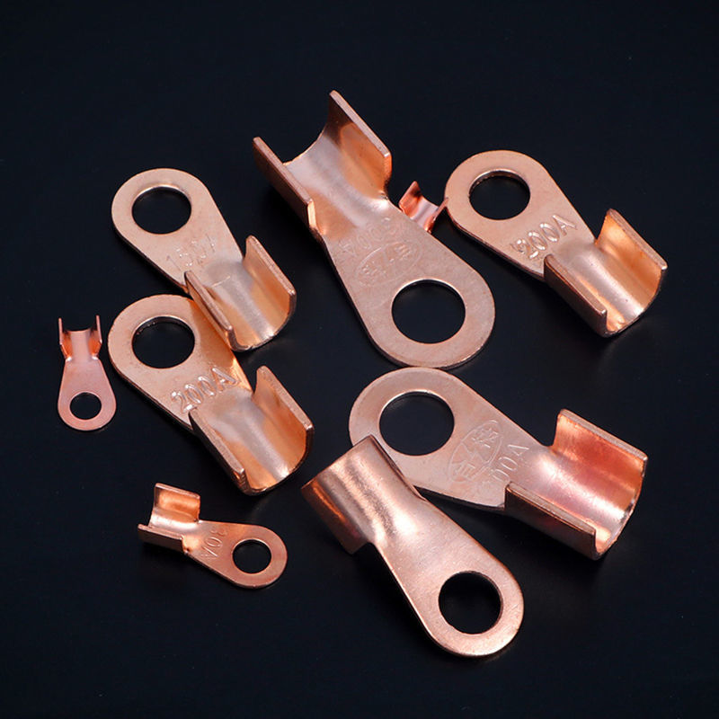 ot黄铜开口鼻子电线接线端子铜接头线耳3 10 20 40 60a组合套装 敬平
