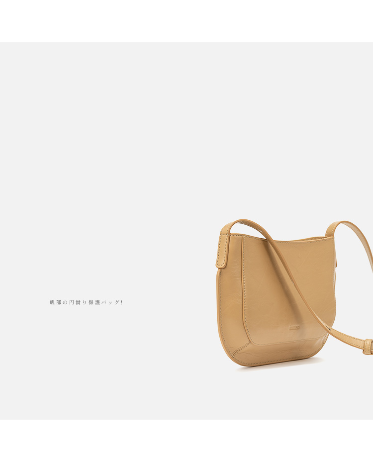 茵曼包包新款潮真皮法式腋下包时尚百搭斜挎包简约复古单肩包