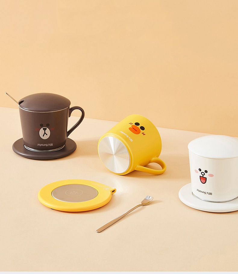 九阳(joyoung)暖暖杯 电加热水杯办公室小型便携暖杯垫h01-tea813