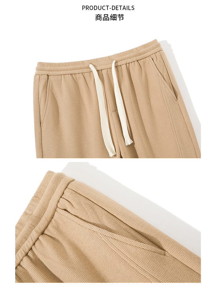 德尔惠裤子男春季运动裤男士新款卫裤大码宽松休闲裤宽松束脚裤